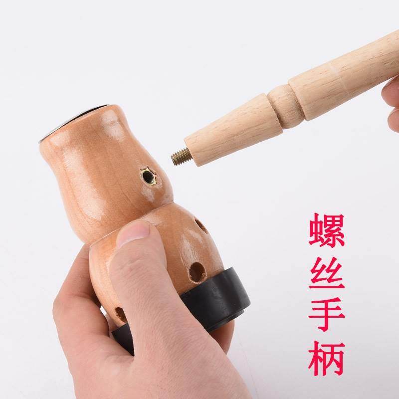 螺丝手柄葫芦灸肚脐灸木制香薰脐疗器艾灸盒艾条温灸器具家用腹部