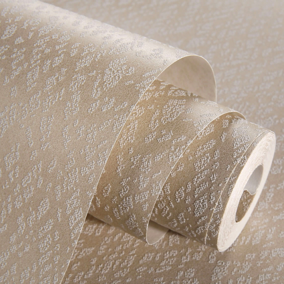 素色无纺布墙纸 卧室客厅现代简约宾馆工程装纹理壁纸