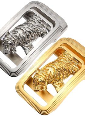 时尚休闲自动扣头 3.5不锈钢皮带扣 个性腰带扣   LY36-61395