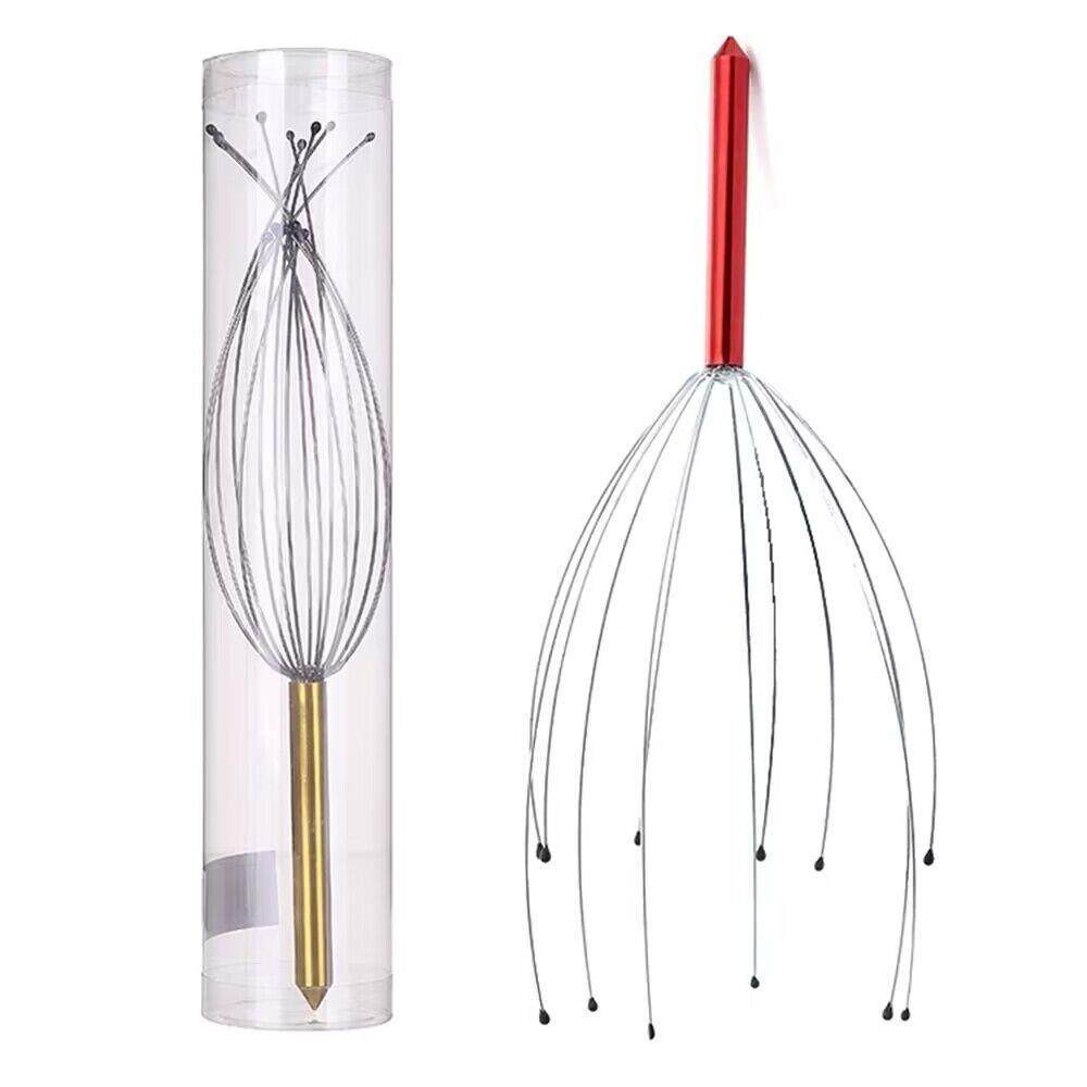 不锈钢12爪八爪鱼头部按摩器钢丝灵魂提取头皮按摩爪定制