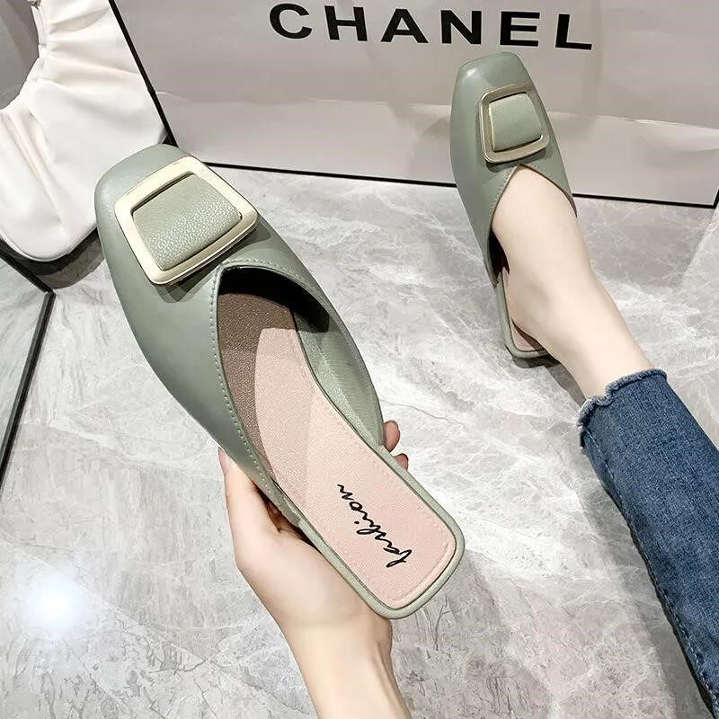 半拖鞋女夏新款韩版时尚春夏外穿