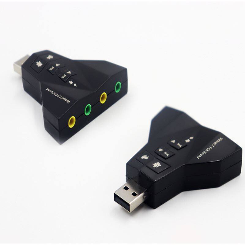 USB声卡 太空梭 飞机 迷你3D 7.1声道 双耳机 独立芯片 混音