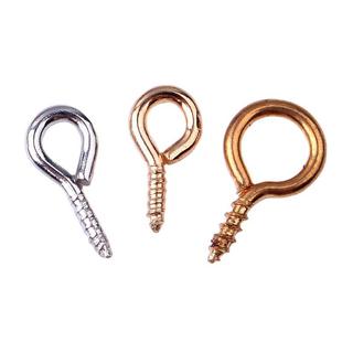 diy手工串珠材料饰品配件养眼无孔珍珠羊眼羊角钉铜配件配件