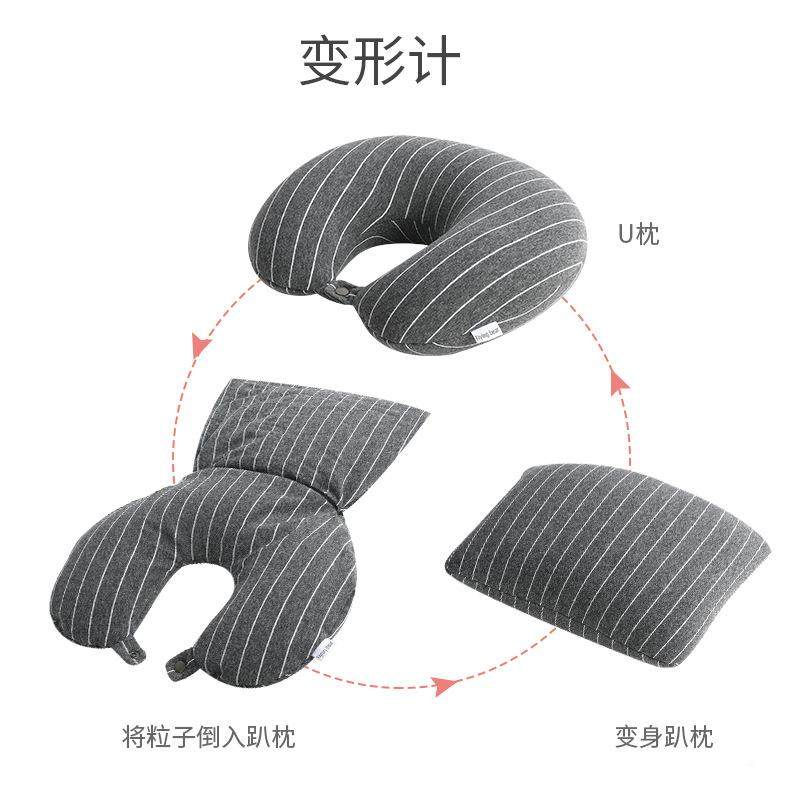 变形枕型午睡头泡沫粒子