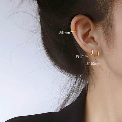 耳扣女小耳圈丢了森系圈圈
