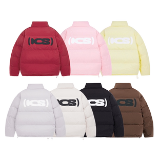 ics丨iconslab马卡龙90白鸭绒羽绒服立领美式设计感CleanFit外套