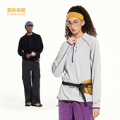 ICS 上衣多色 T恤男女运动长袖 ICONSLAB 包边条撞色插肩立领长袖