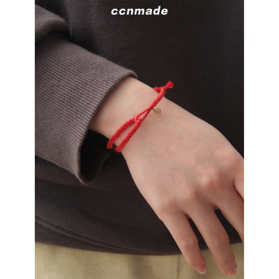 [现货]Single Weaving ver2韩国原创设计铜扣手链绳崔秀彬同款