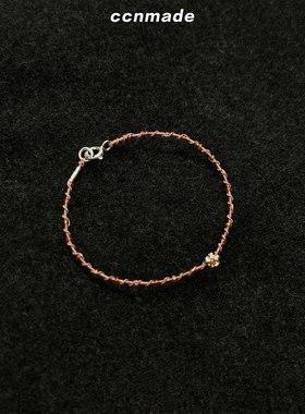 [预售]Sweet Result Bracelet 925纯银韩国银匠花朵手链原创配饰