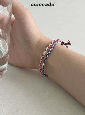 【预售】WINGED DIFFERENT MIX纯银翅膀编织手绳 配饰手链