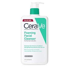 CeraVe Foaming Facial Cleanser | Daily Face Wash for Oily