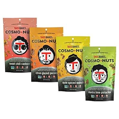 Taos Bakes Cosmo Nuts - Variety Pack of Classic Flavors -