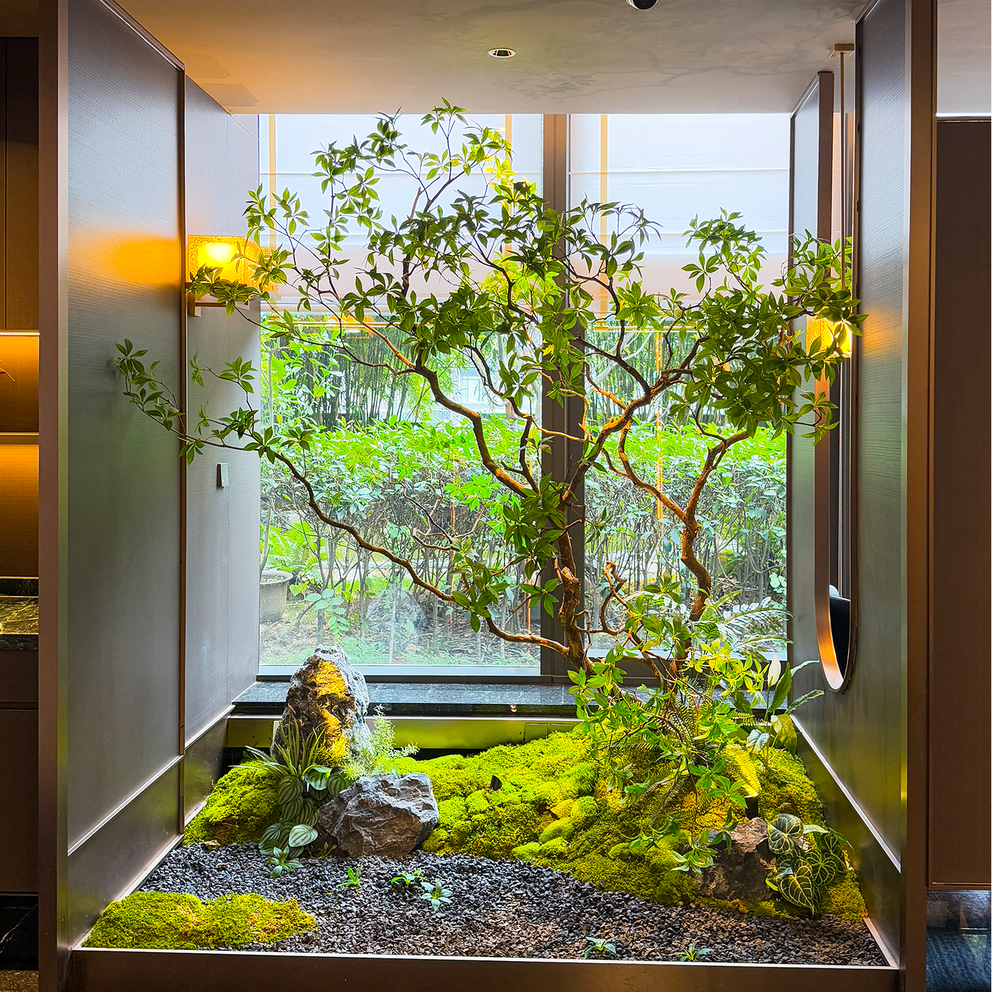 高端仿真马醉木造景植物室内仿生绿植橱窗装饰树大型假树简约景观