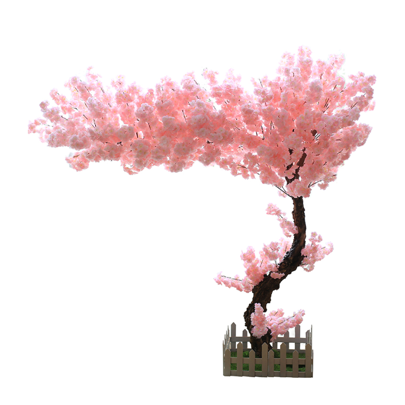 仿真樱花树桃花树假树大型室内许愿树装饰商场酒店大堂婚庆定制树