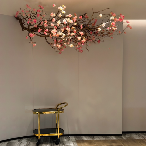 高档仿真花树枝餐厅装饰装饰挂件