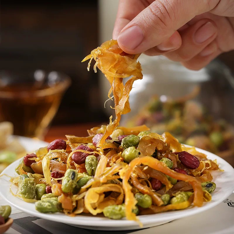 莫干山特产笋丝花生笋干