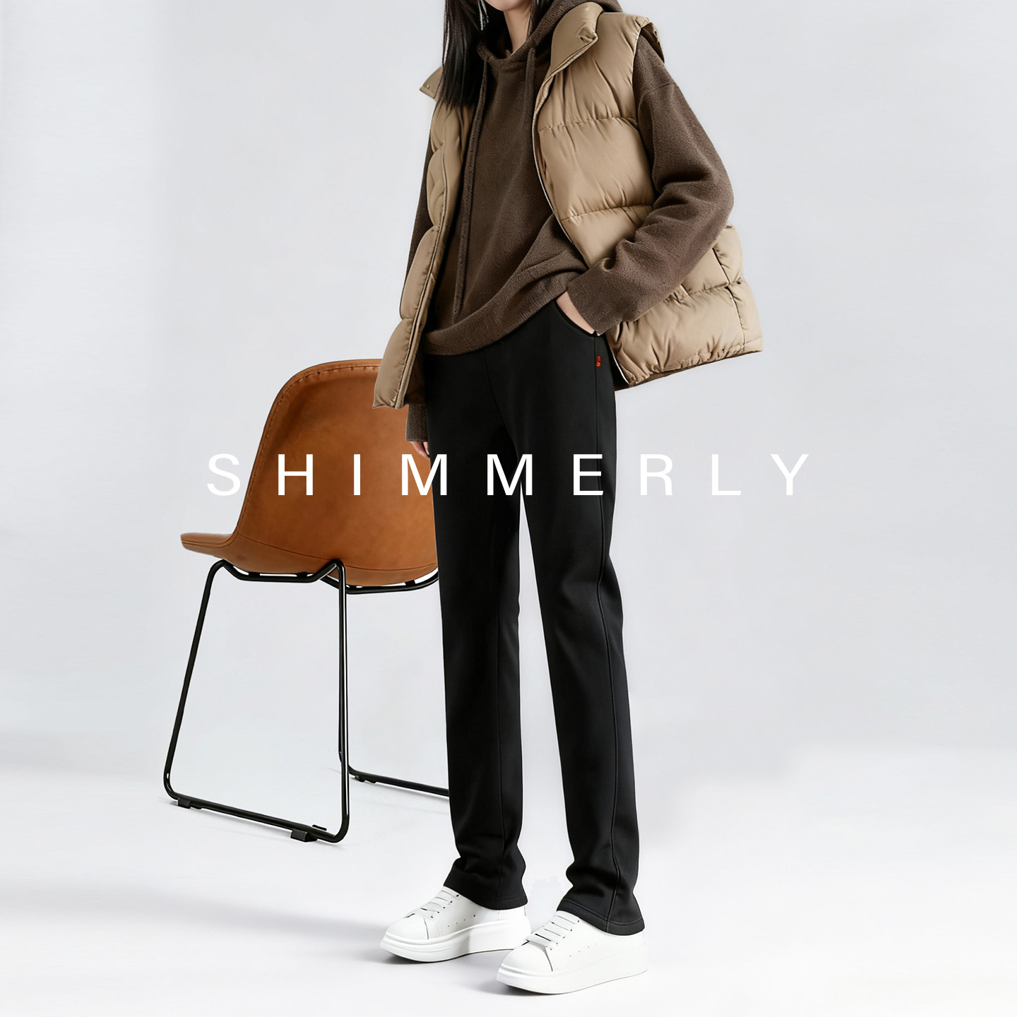 【4种厚度窄版直筒运动裤】