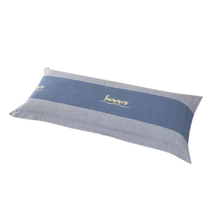 全棉加厚双人长枕加长枕头套双人枕带枕套纯棉高枕低枕1.2m1.5米