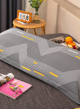 100全棉双人长款枕头套纯棉一米二情侣1米8加长枕芯套5枕套1m1.2