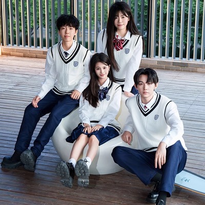 班服秋冬季学院风高初中学生运动会合唱团诗歌朗诵比赛演出服套装