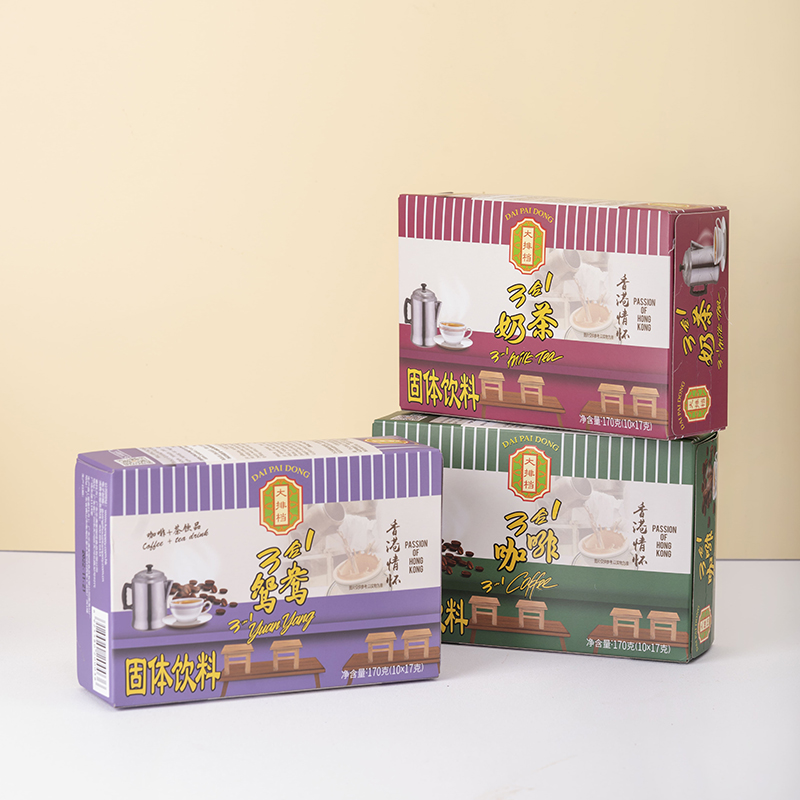 香港大排档原味鸳鸯即溶奶茶咖啡