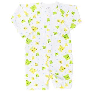 灵巧主儿ambidexter2合1婴幼儿爬装长袍全棉连体衣家居服不伤肤