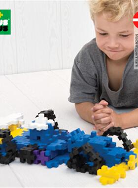 PLUSPLUS加加早乐教益智创意组拼插接玩具MIDI基本色纸盒装100粒