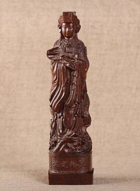 木雕摆放佛像妈祖娘娘沉香木实木