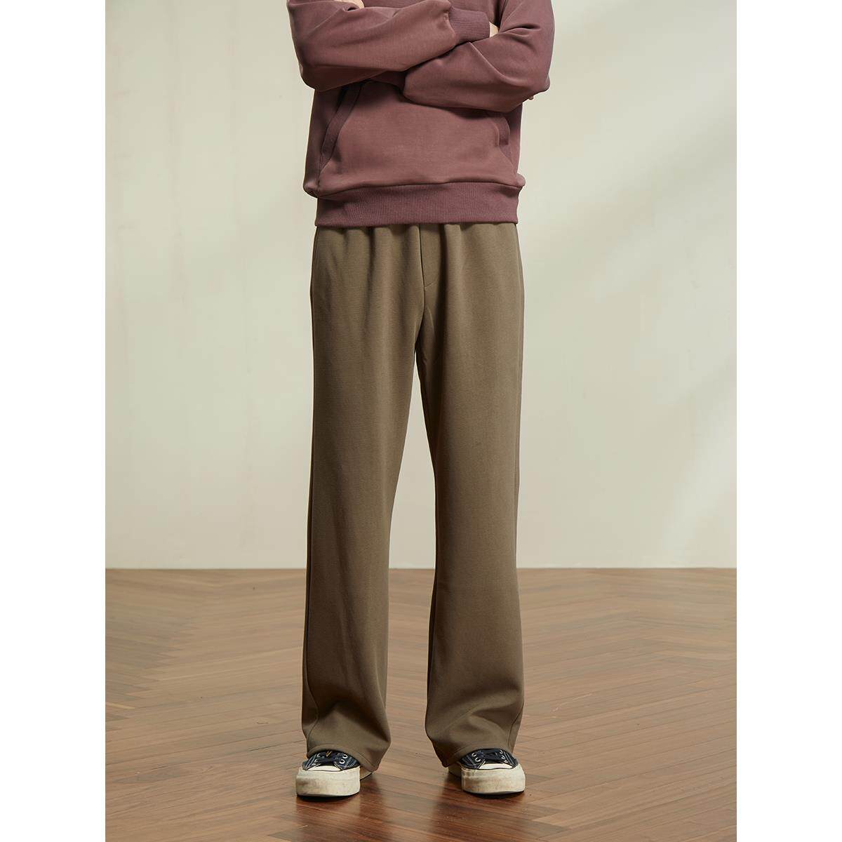 爆款卫裤3.0｜TrigCo抗皱科技面料直筒微阔腿休闲长裤男百搭显高