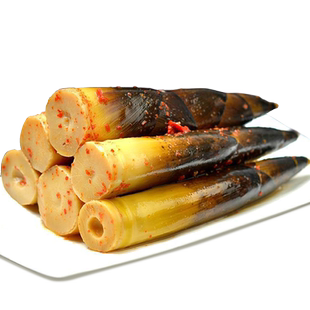 明良网红手剥笋开袋即食500g香辣竹笋泡椒手撕笋酸笋笋尖批发零食