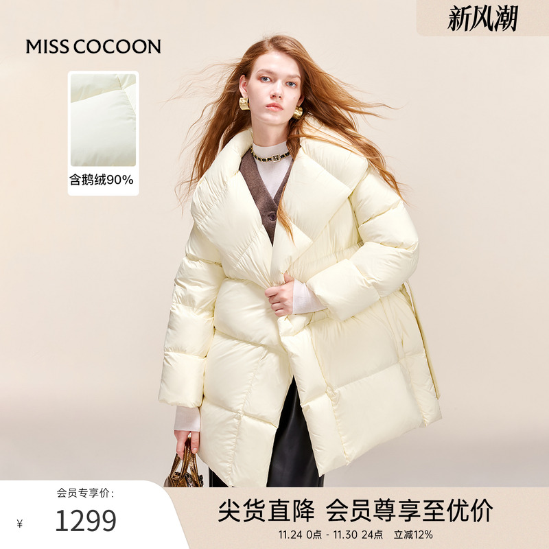 MISSCOCOON羽绒服鹅绒