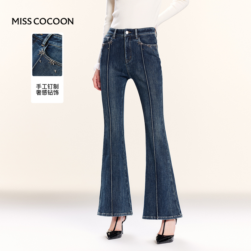 MISSCOCOON牛仔裤喇叭裤