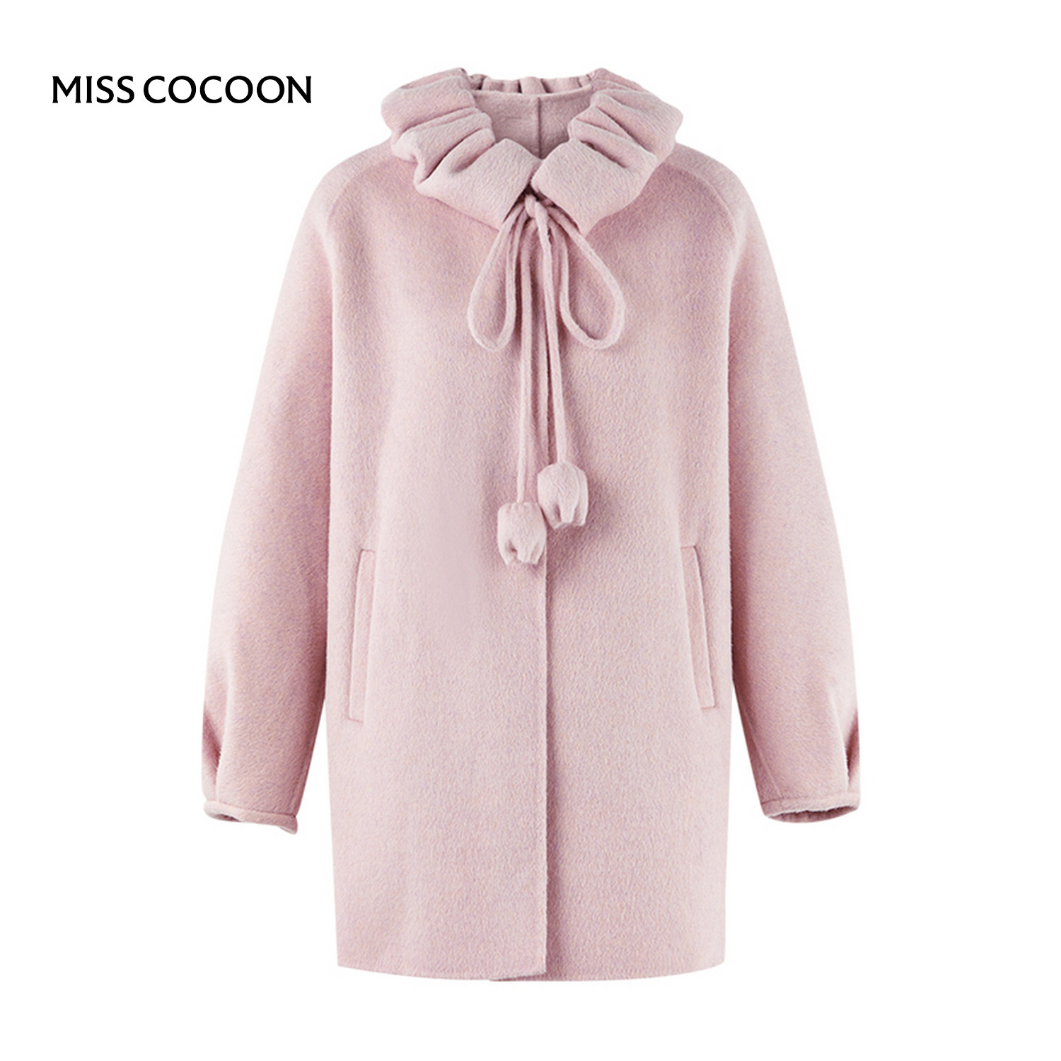 【七七酱专享】MISSCOCOON毛呢外套A版型100%绵羊毛大衣,女装/女士精品,毛呢外套,淘宝优惠券,粉丝福利购,淘宝优惠卷