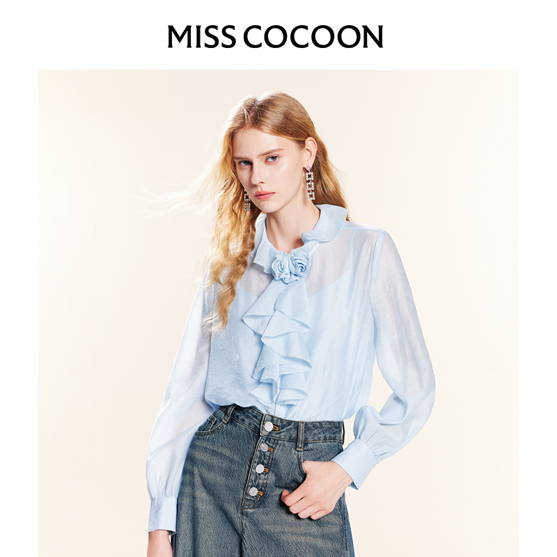 可可尼cocoon宫廷风衬衫