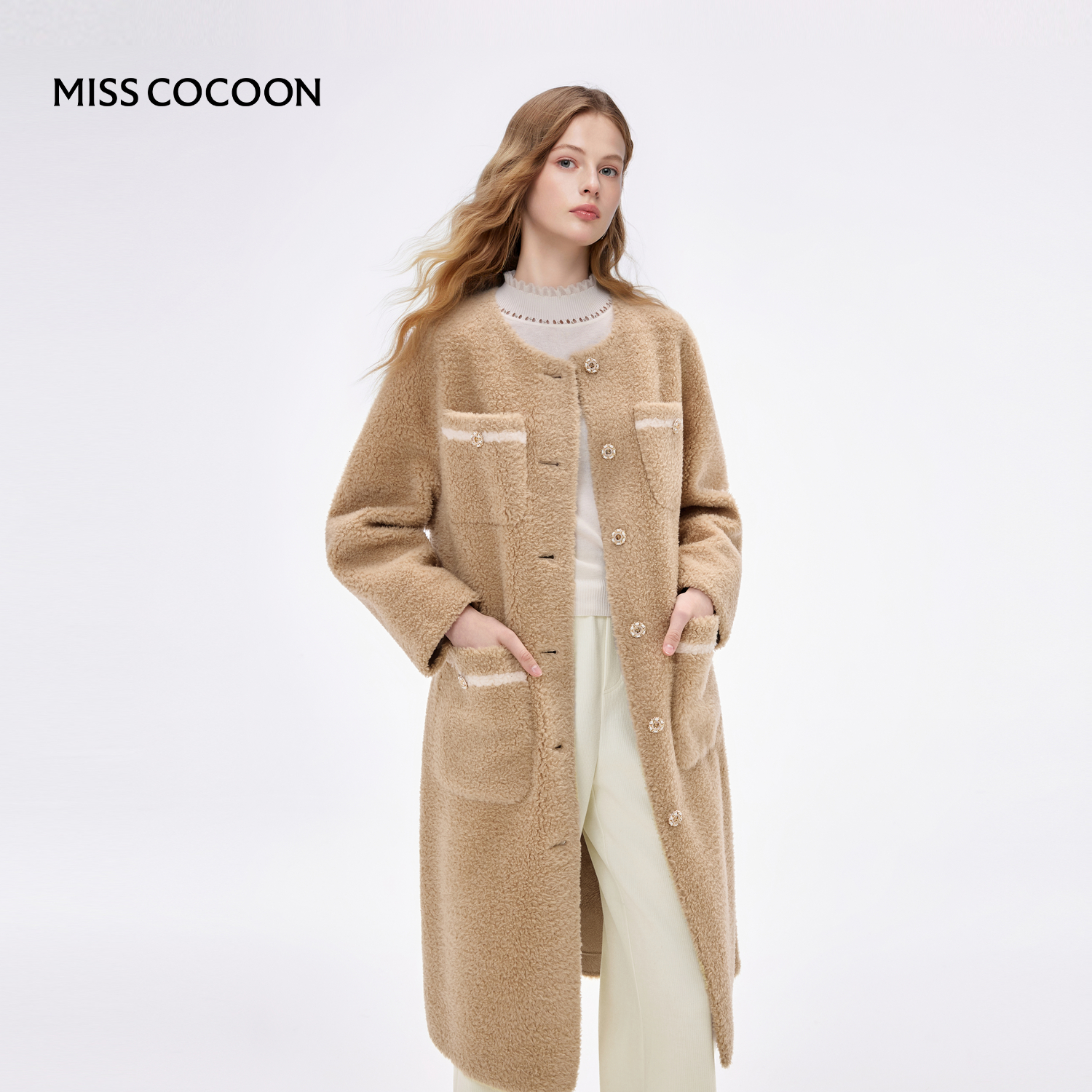 MISSCOCOON皮草中长款皮草