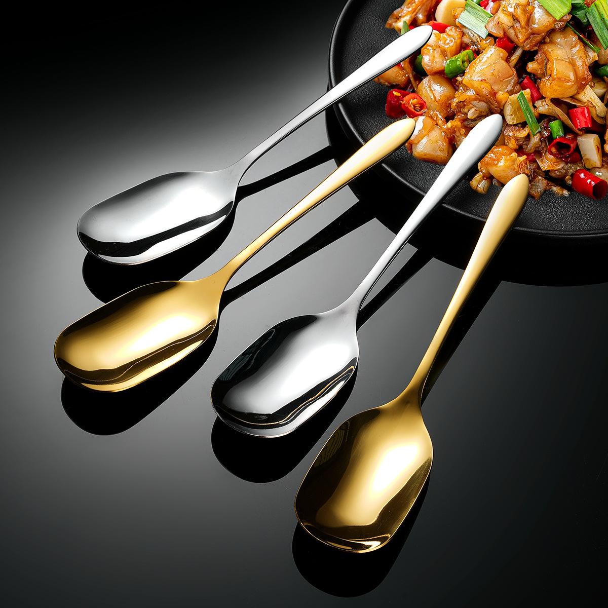 304不锈钢分菜勺大号甜品