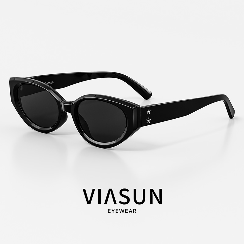 薇尚潮流猫眼墨镜女款2025新款