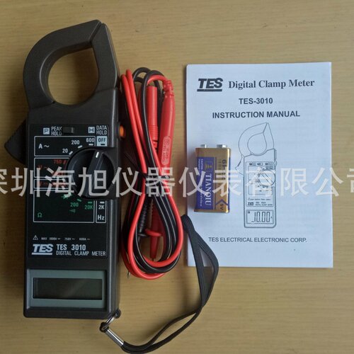 TES-3010钳形电流表600A电流表泰仕TES3010钳形表