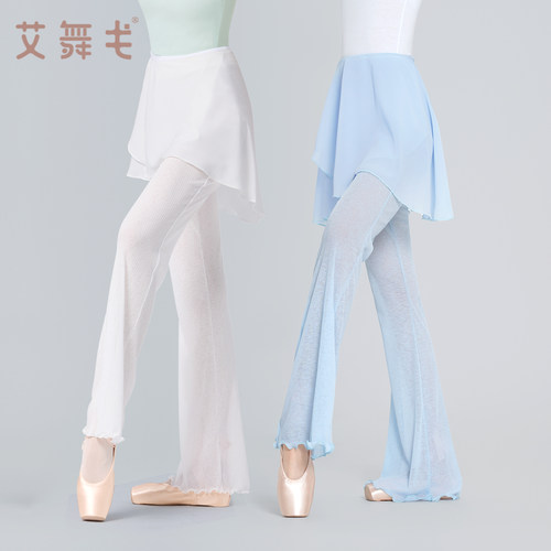 舞蹈裤女跳舞练功裤夏季弹力透气