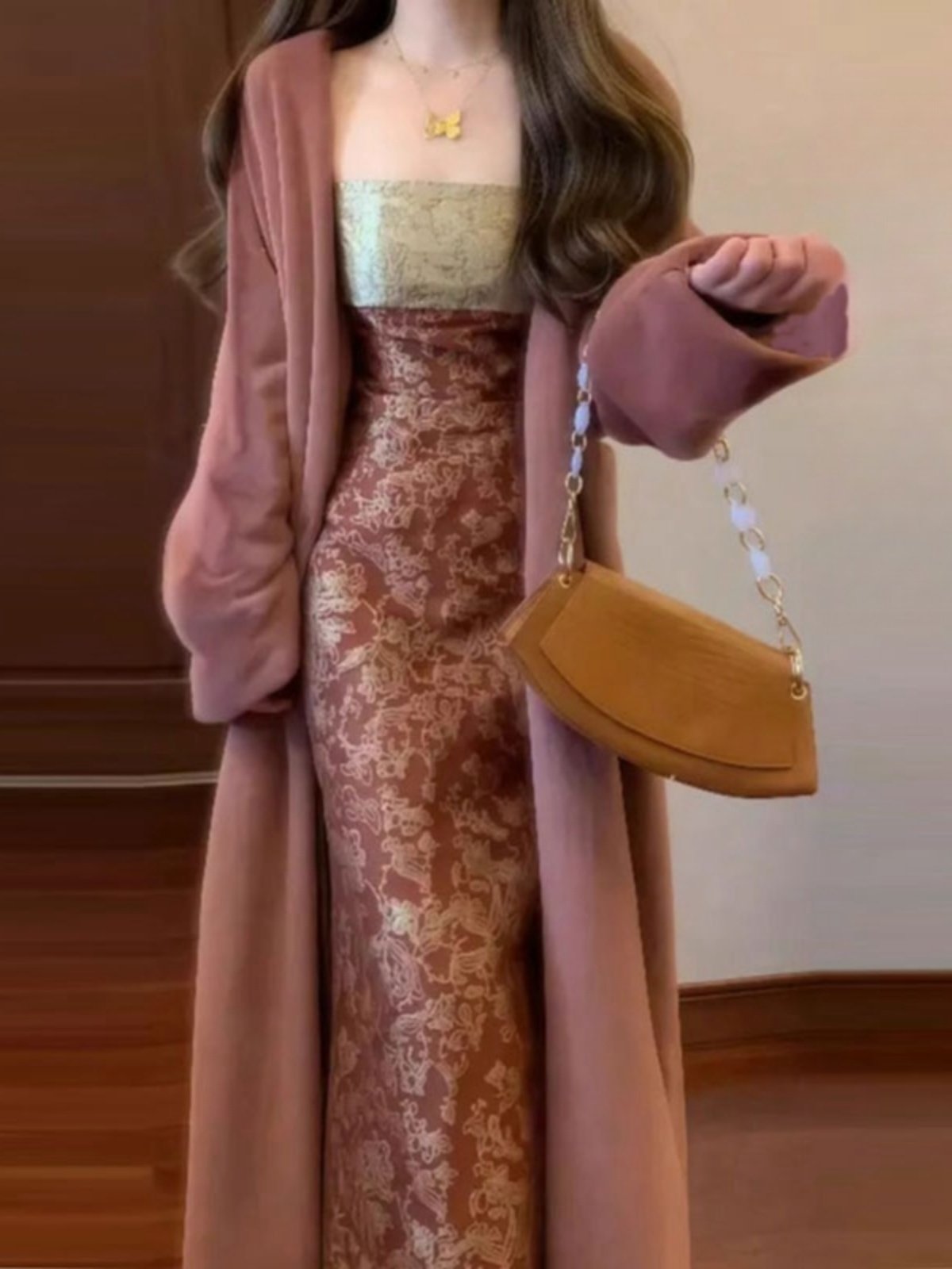 Chinese Style Dress Set: Retro Jacket & Suspender 2-Piece - Buy from Taobao, China | Shopme Agent