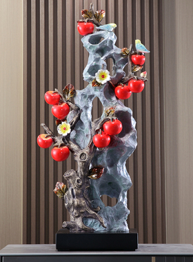 木锐树脂落地摆件简约现代客厅