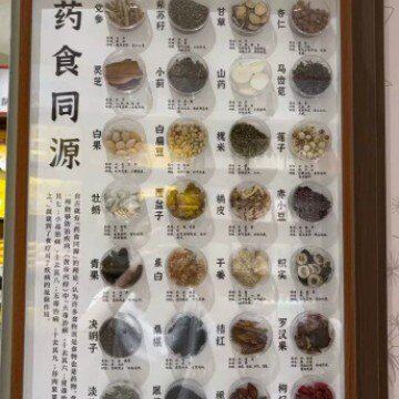 中药标本画药食同源摆件文创国医框直播间草本展示样品文化墙T198
