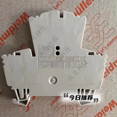 WDK 2.5 WDU系列 双层螺栓式 欧式接线端子 1021500000