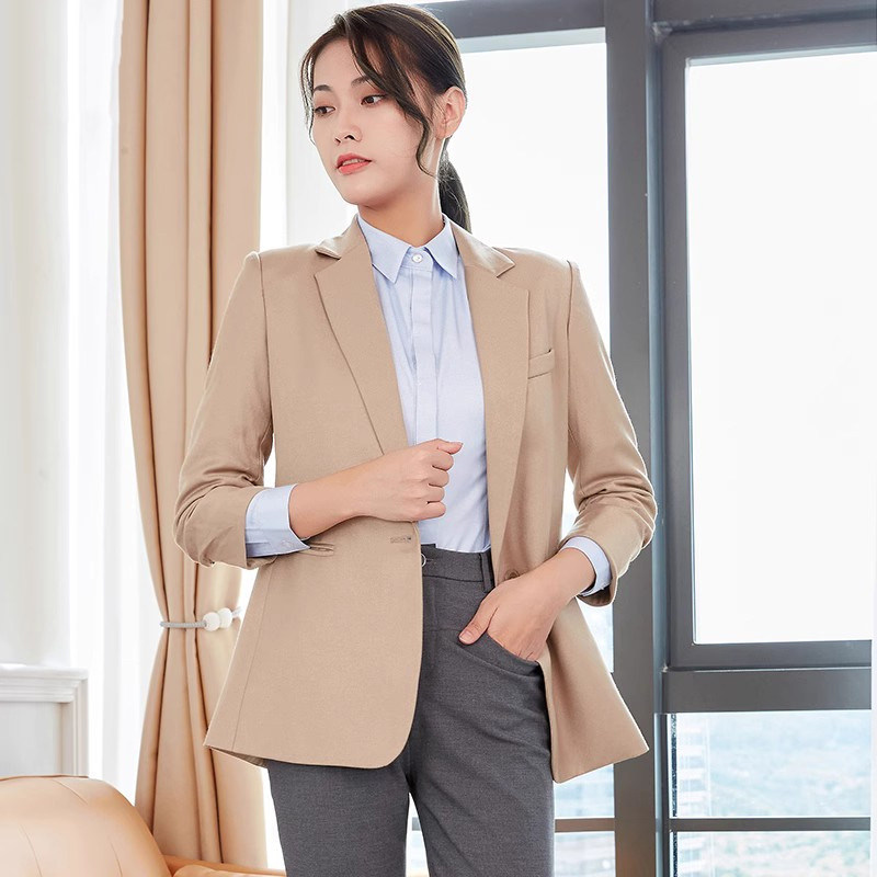 白领职业风西服女2024春夏新款气质时尚商务休闲韩版修身西装外套