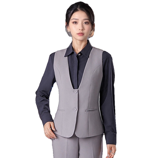 新款招行行服女工作服马甲短袖衬衫西裙外套裤子衬衣连衣裙孕妇裙