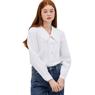 温柔超仙女神打底衬衫2025秋季新款减龄舒适轻熟白领显瘦内搭衬衣