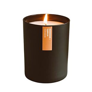 Calyan Wax Soy Candle | Redwood + Vanilla Scented Candle