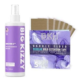 8oz Tape Ins Hair Extension Remover Spray + 72 tabs Doubl