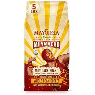 Mayorga Intense Dark Roast Coffee, 5 lb bag - Muy Macho B