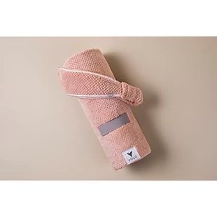 VOLO Cloud Pink Hero Hair Towel + Facial Spa Headband for